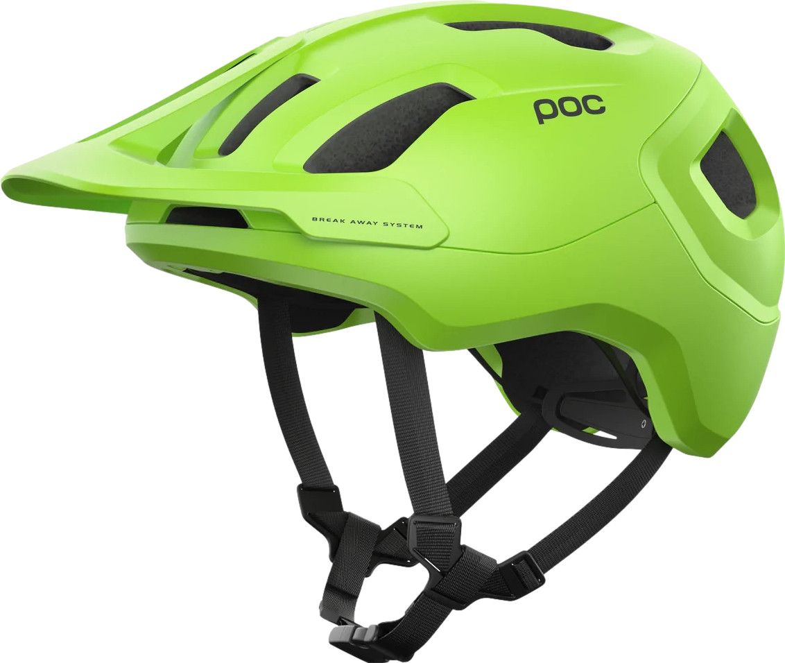 POC Axion Helmet Fluorescent Yellow Matt Green Alltricks