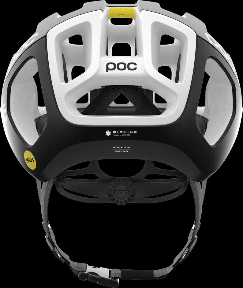 POC Ventral Air Mips NFC Helmet Black/White Matt | Alltricks.com