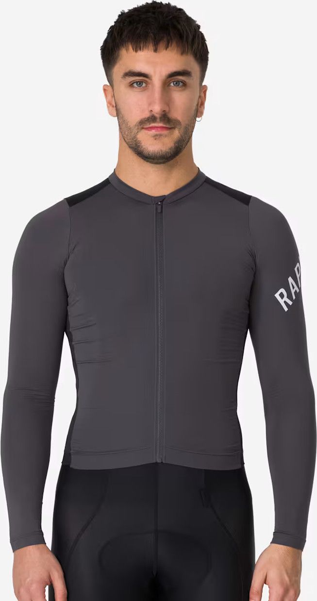 Rapha Pro Team Lightweight Long Sleeve Jersey Grey/Black