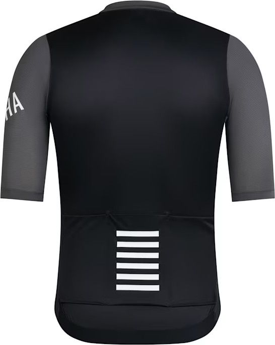 Rapha Pro Team Training Jersey Met Korte Mouwen Grijs/Zwart