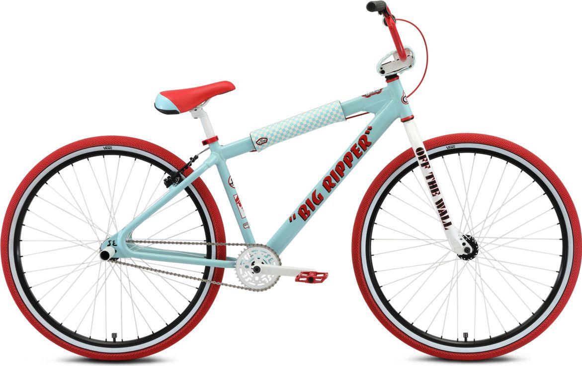 SE Bikes Vans Big Ripper 29'' Wheelie Bike Plume Blue Red