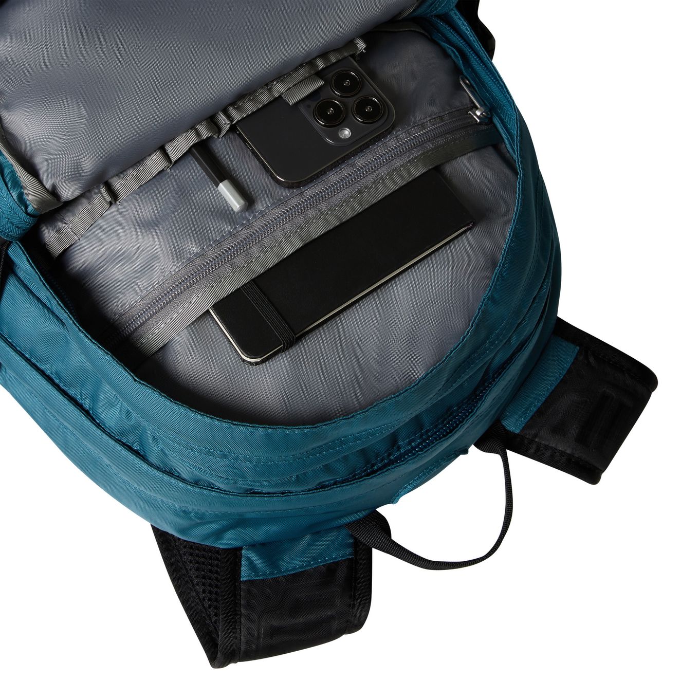 harbor blue north face backpack The Women's Borealis Cyber Berry/Sumac specific FlexVent suspension system The North Face Borealis Mini