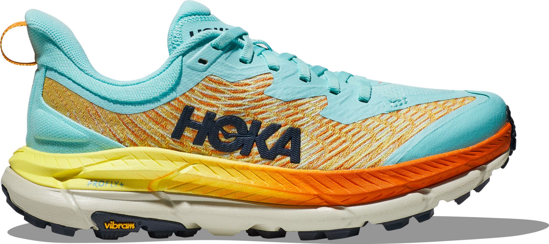 Hoka One One Mafate Speed Blue Orange Women's Trail Shoes
