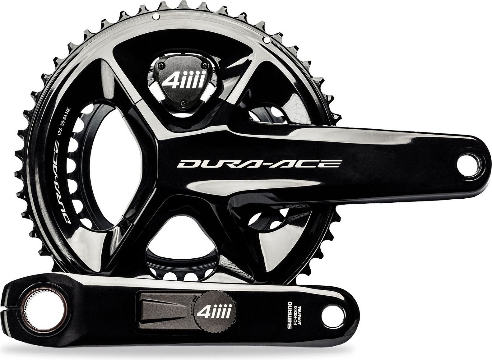 SHIMANO DURA-ACE FC-R9200 4iiii デュアルサイド 4iiii Precision 3+ Pro Dual Side Powermeter Crankset - Shimano