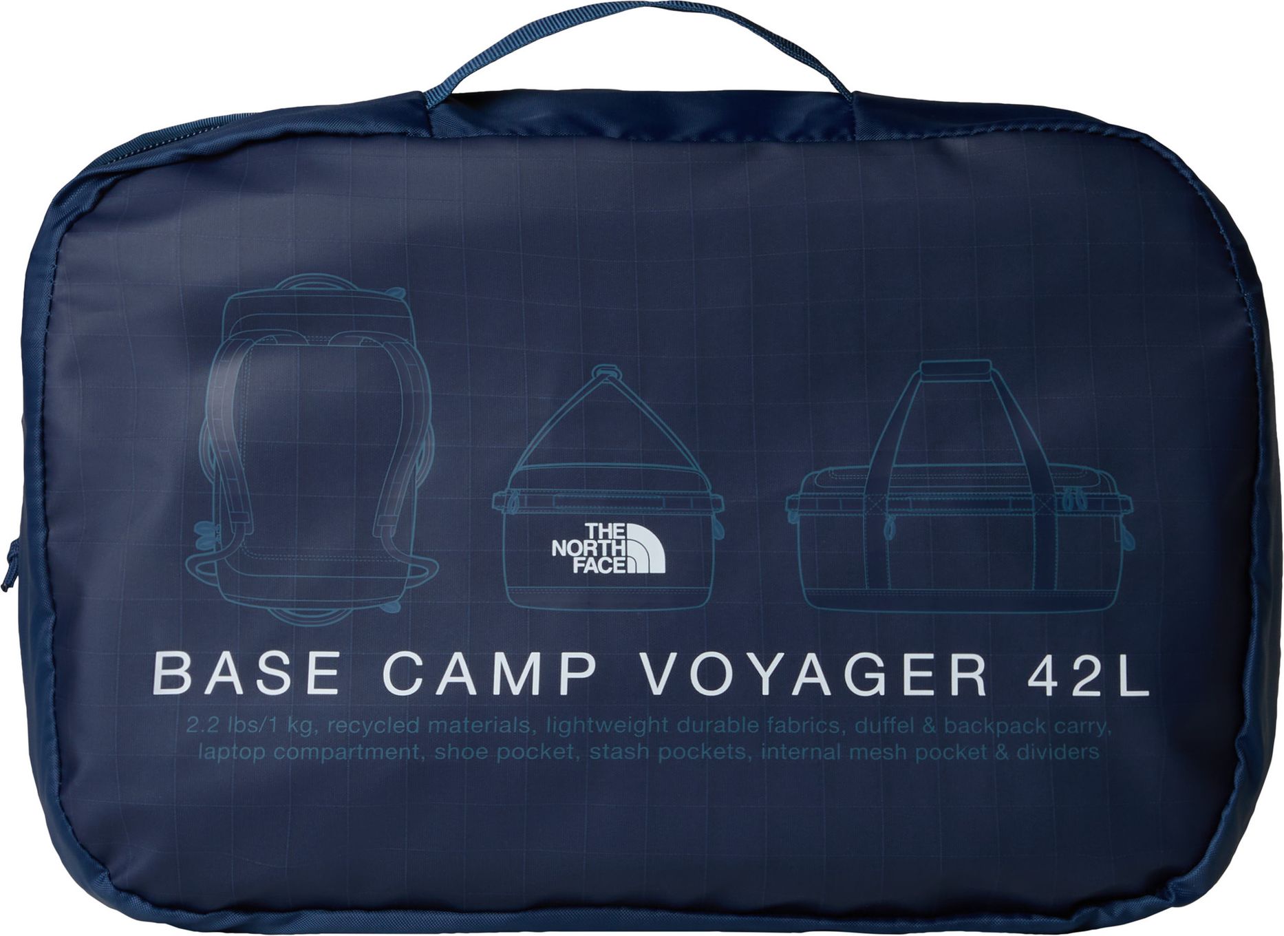 Travel Bag The North Face Base Camp Duffel 42L Blue | Alltricks.com