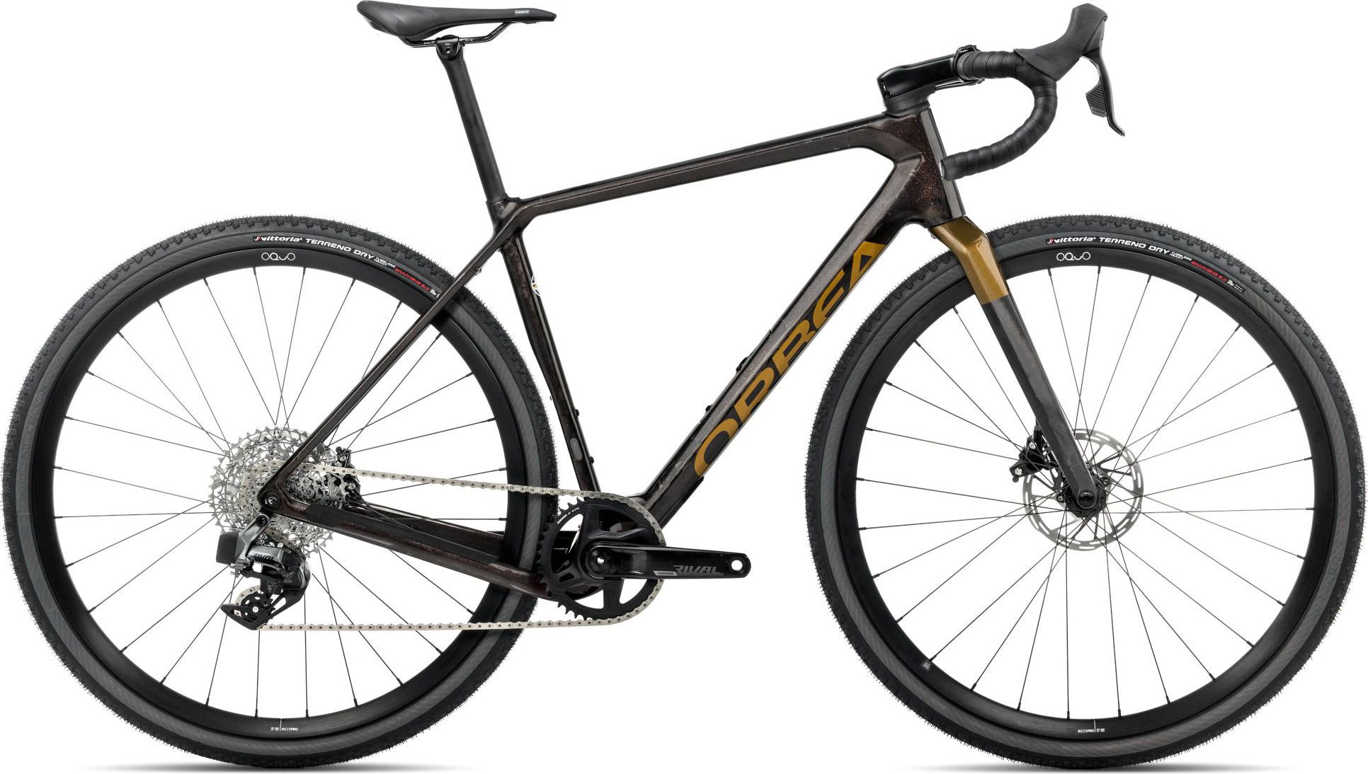 Orbea Terra M31eTEAM 1X Gravel Bike Sram Rival XPLR eTap AXS 12S 700 mm  Cosmic Carbon View Grey 2025