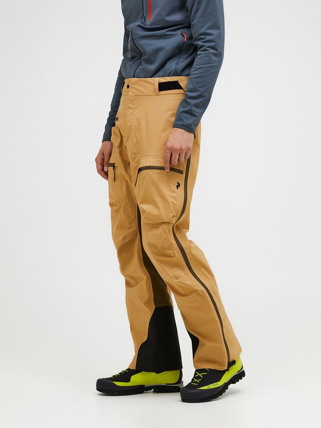 Pantalon De Pluie Rains Beige Pour Homme - Taille M, Coupe Athlétique, Réfléchissant