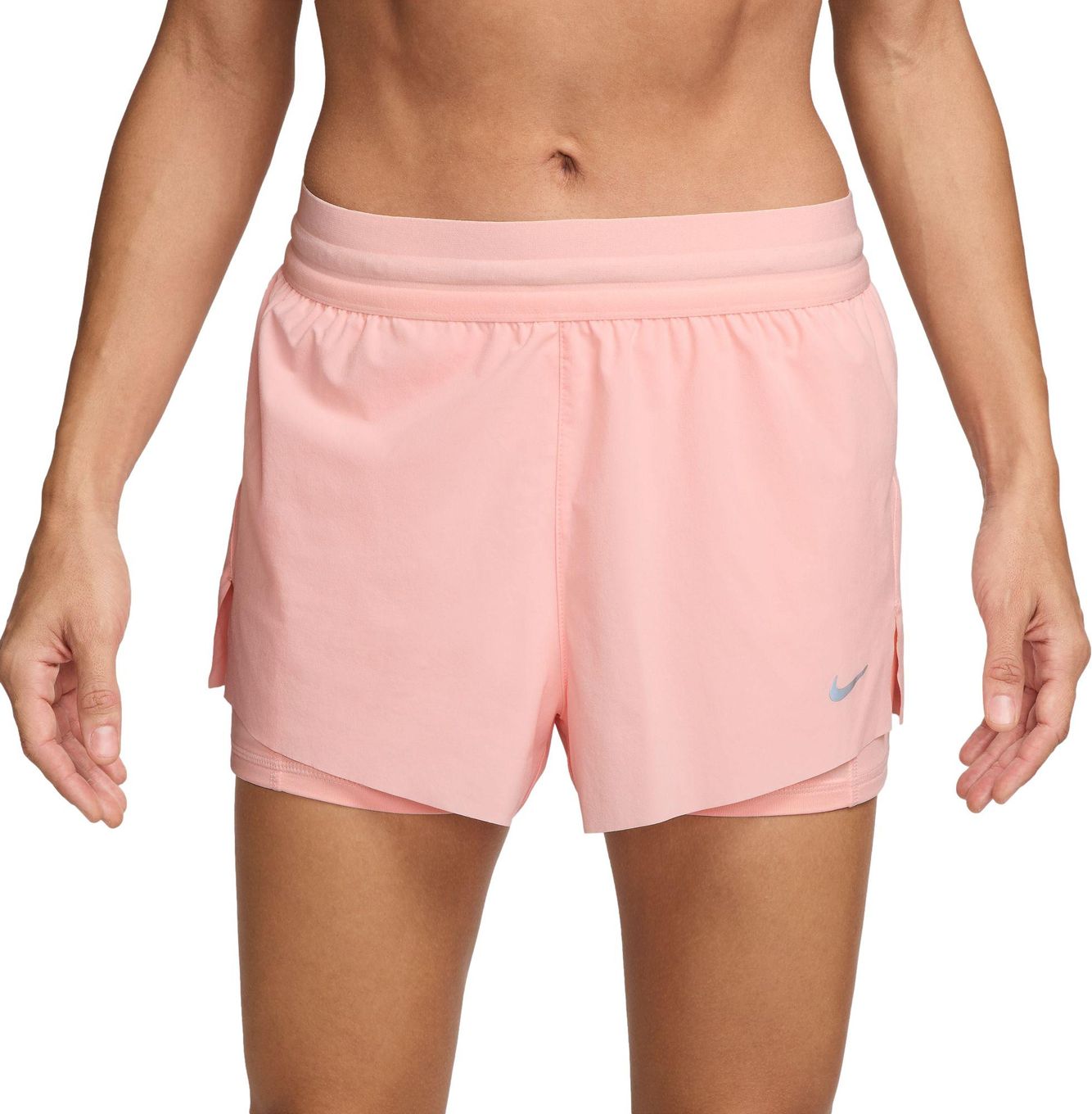 Nike Dri-Fit Swift Pink Women's 2-in-1 Shorts