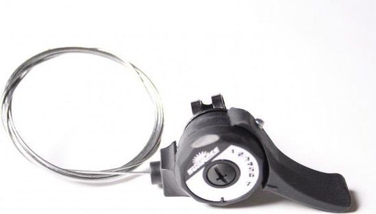 Sunrace M2T Right Shifter - 7 Speed Black Mountain Bike Gear Shifter