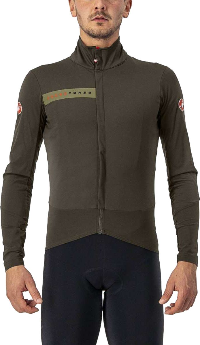 Castelli Beta Ros Kaki Long Sleeve Jacket | Alltricks.com