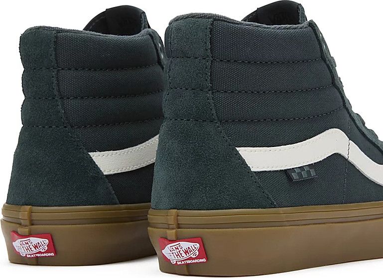 Vans Skate Sk8 Hi Shoes Dark green Gum Alltricks