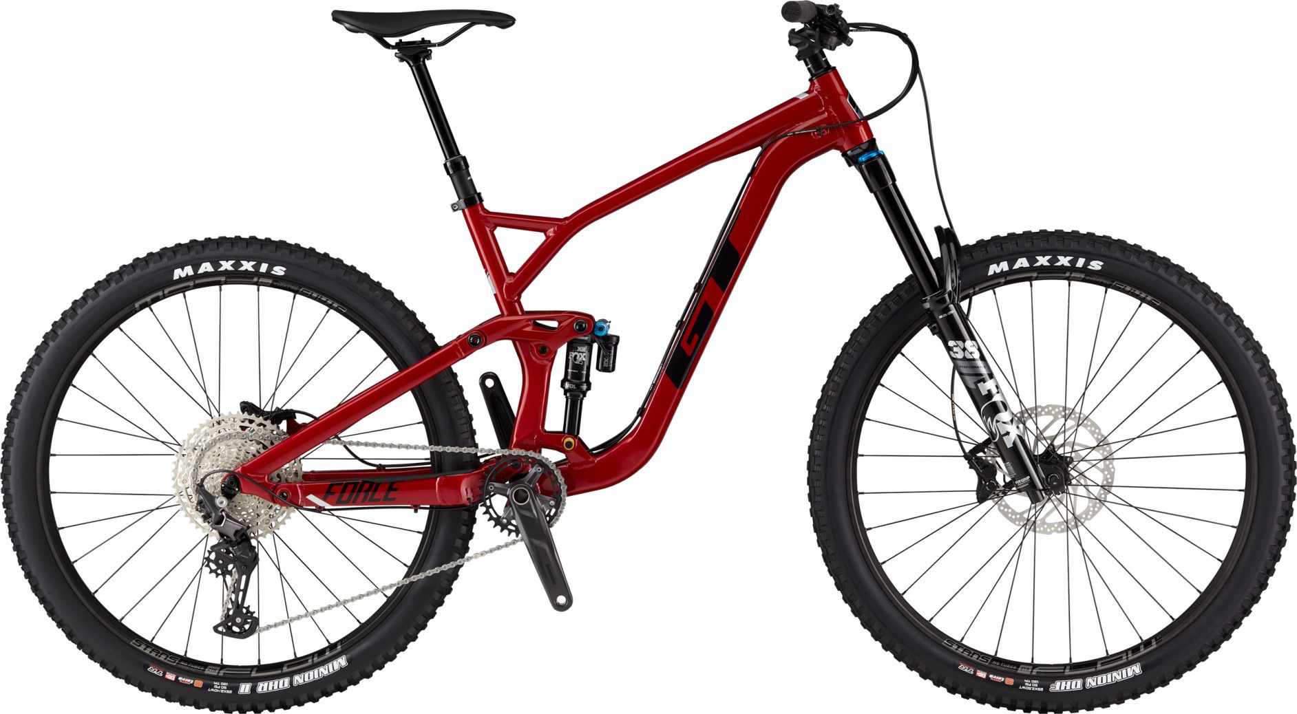Fourche VTT GT Rigide Filetée - 26 Pouces - Acier - Rouge/Orange - Bon état Occasion