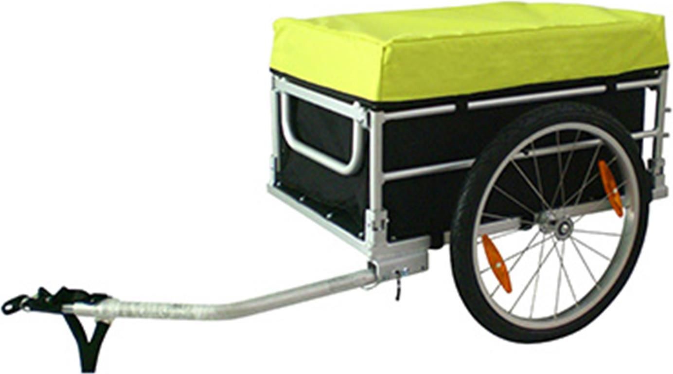 REMORQUE VELO A bagage maxi 27kgs (dimension chargement l60xl35xh28) avec roue 1 EUR 193,43