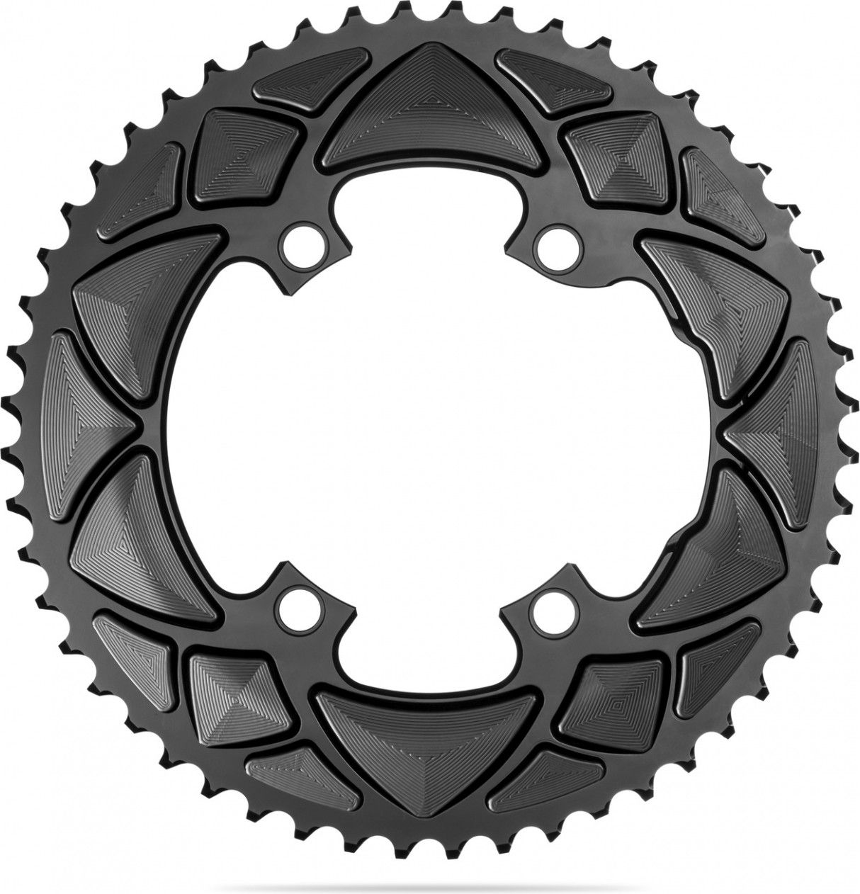 AbsoluteBlack Premium Round Road 110x4 BCD Chainring for Shimano