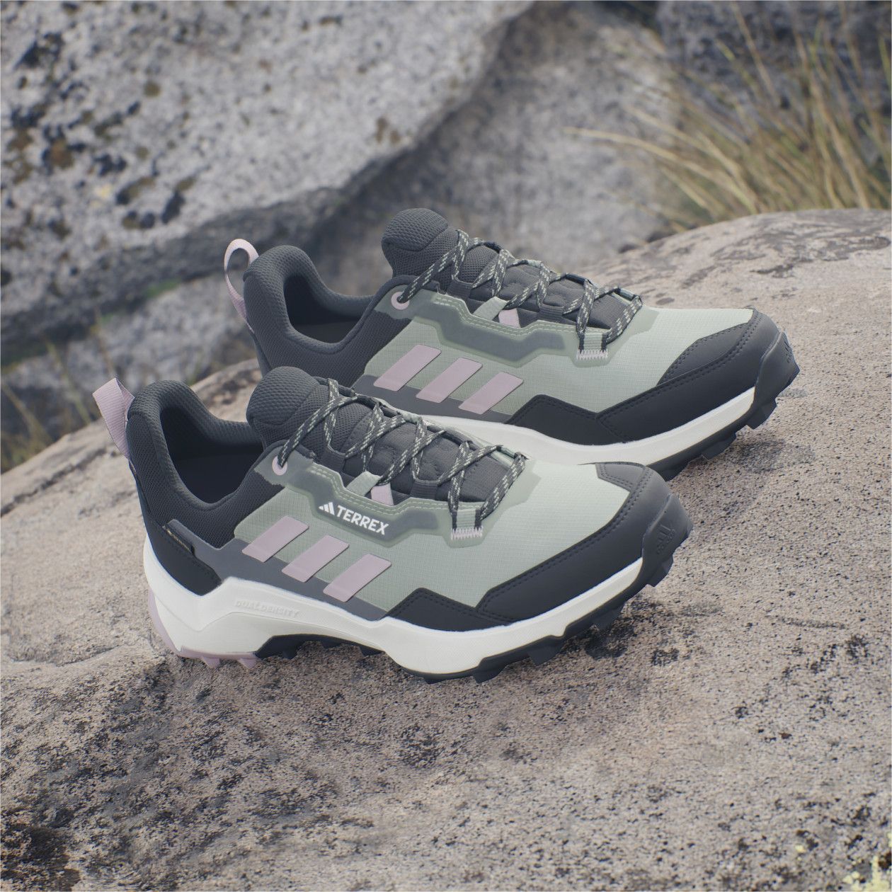 adidas Terrex AX4 GTX Grey Black Women's Hiking Shoes