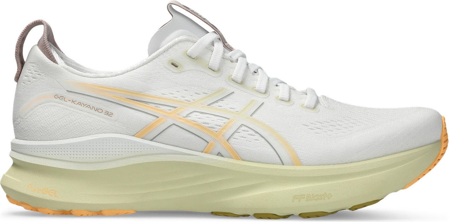 Asics Gel-Kayano 32 Running Shoes, White/Orange, Men's | Alltricks.com