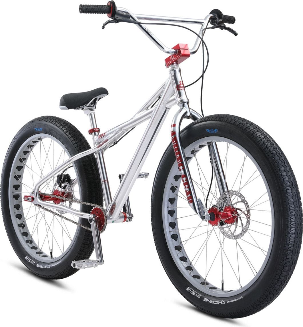 SE Bikes Fat Quad 26 Plus Wheelie Bike High Polish Silver 2021 Alltricks