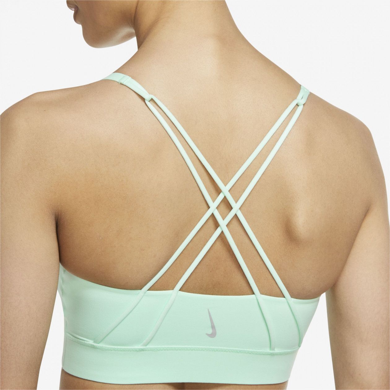 Nike Swoosh Luxe Sports Bra Green Women | Alltricks.com