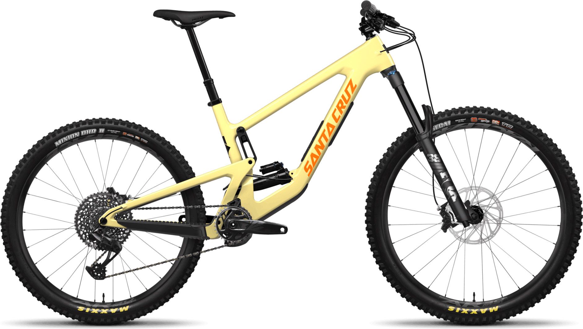 Santa Cruz Nomad 6 S Carbon C Full Suspension MTB Sram GX Eagle 12S MX 29 27.5 Yellow 2024 Alltricks