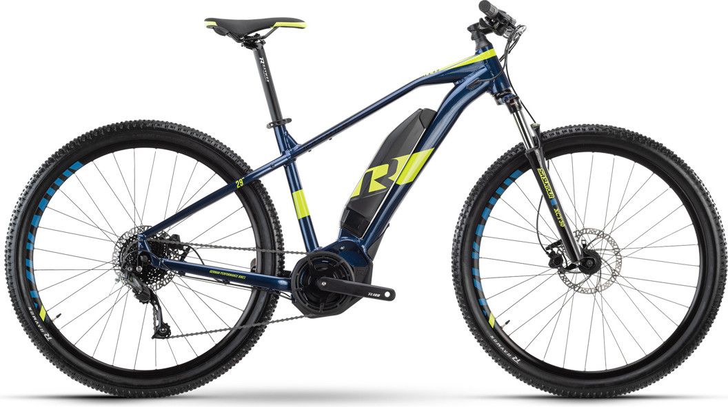 Raymon HardRay E Nine 4.0 Electric Hardtail MTB Shimano Altus 9S 500 Wh 29 Blue Green 2021