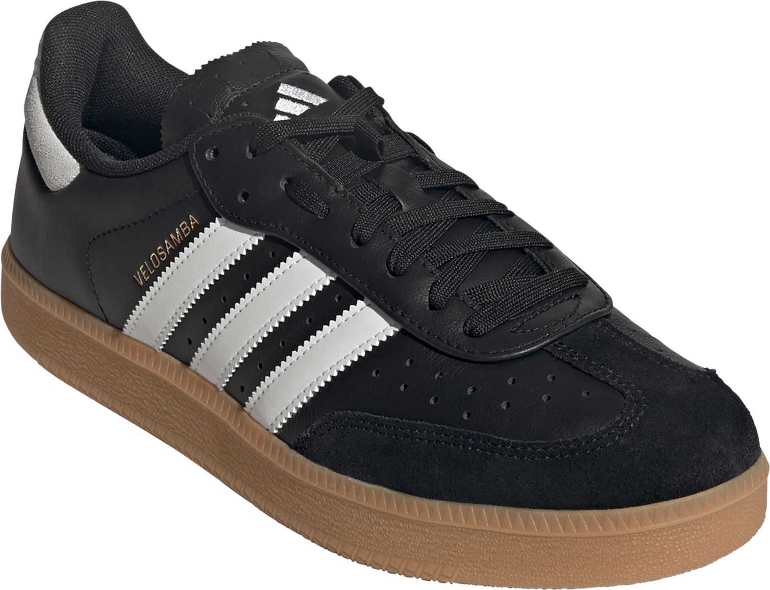 adidas Velosamba Leather Cycling Shoes Black/White Unisex