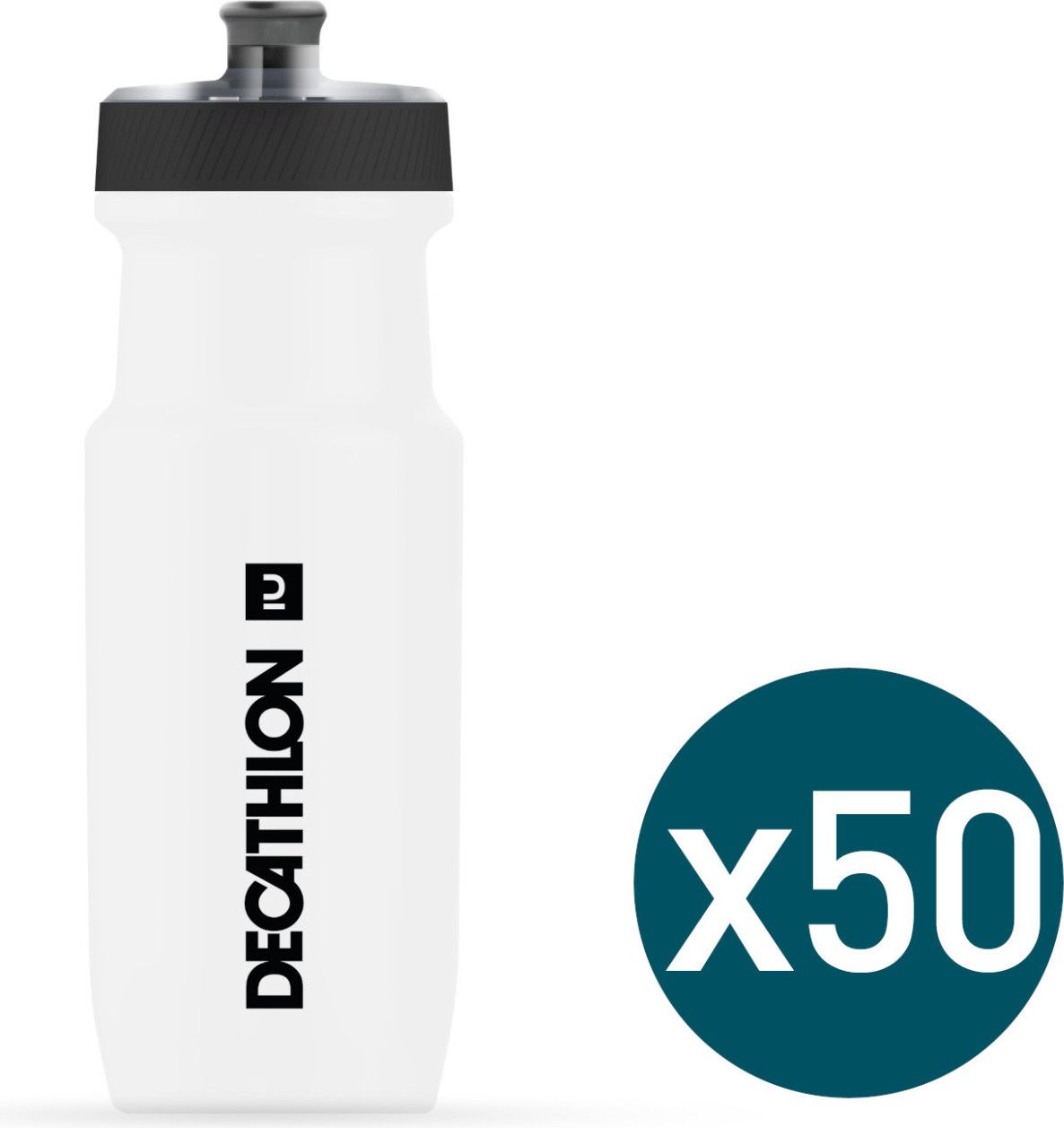 Batch of 50 Decathlon Fast Flow 650ml bottles