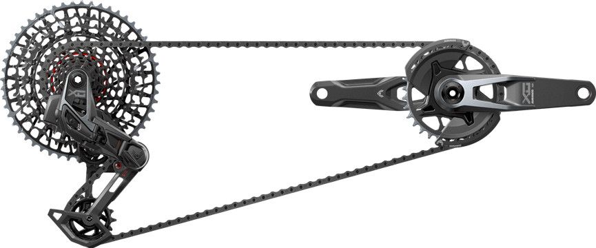 Pédalier SRAM X0 Eagle T-Type Wide - 165 Mm, Aluminium, 12 Vitesses - Neuf En Boîte