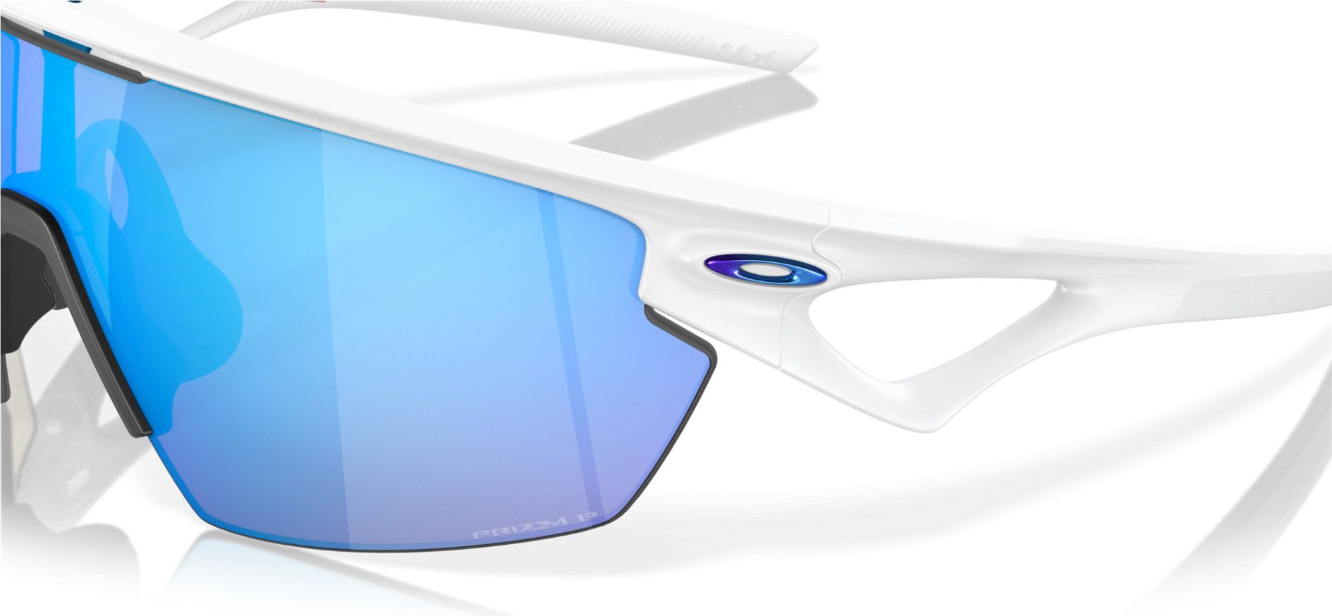 Oakley Sphaera Matte White/Prizm Sapphire Polarized Goggles - Ref
