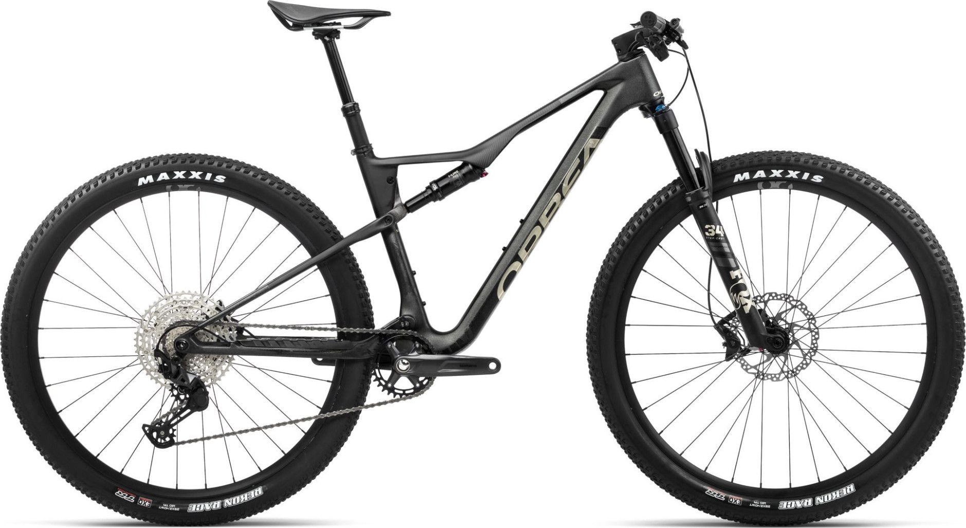 Orbea Oiz M30 Full Suspension MTB Shimano Deore SLX 12S 29 Powder Black 2024 Alltricks