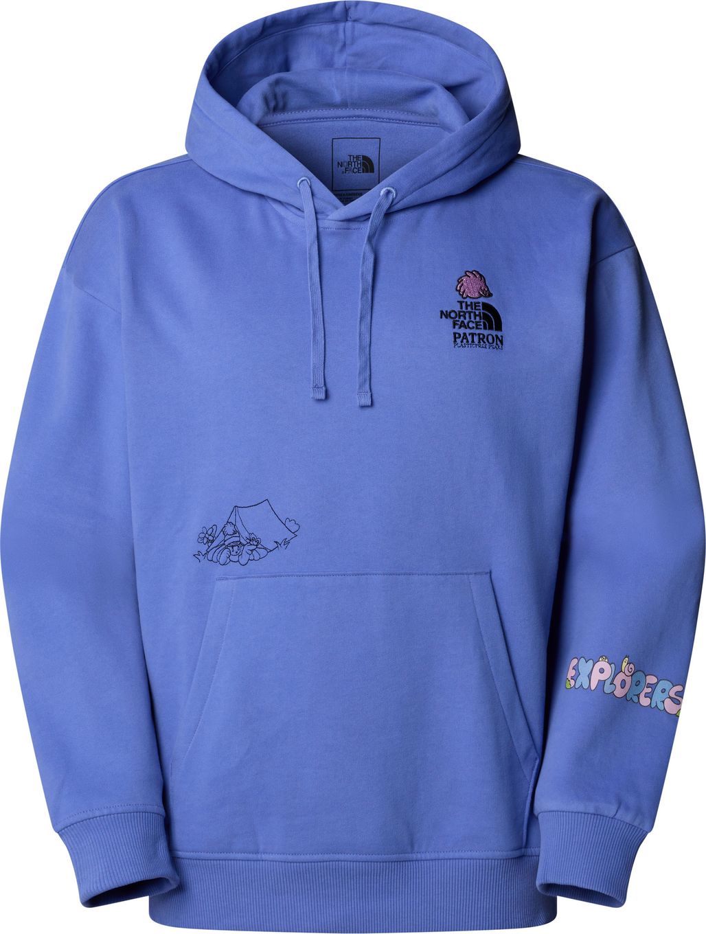 The North Face Mountain Cleanup Unisex Oversize Hoodie Blau