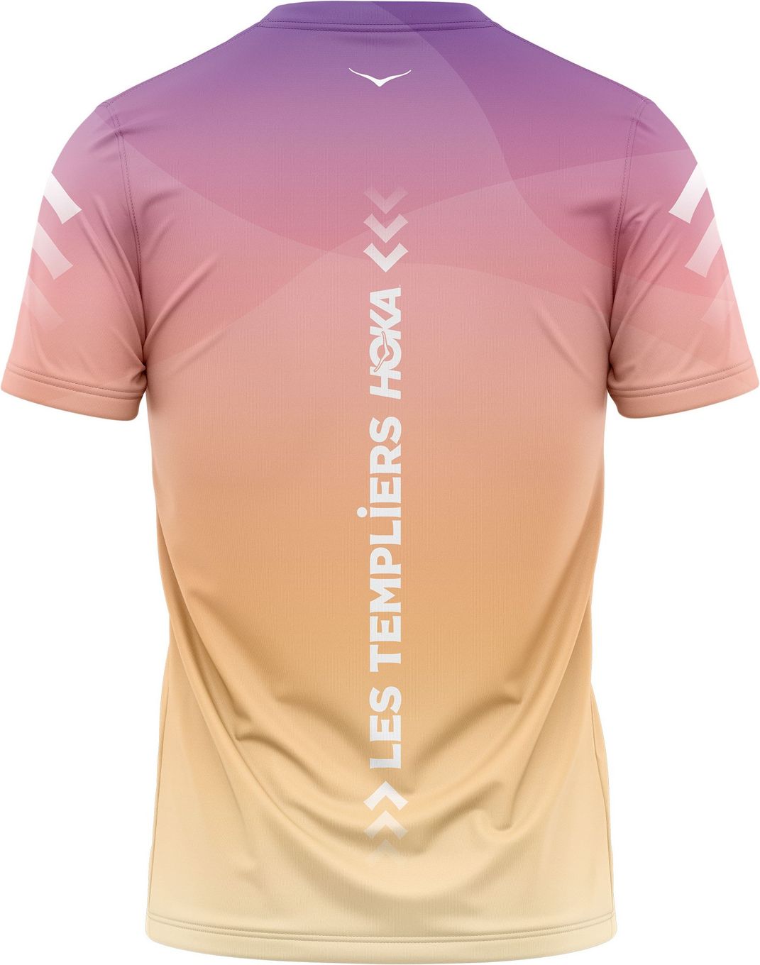 Hoka Les Templiers Performance Pink/Orange Men's short-sleeved