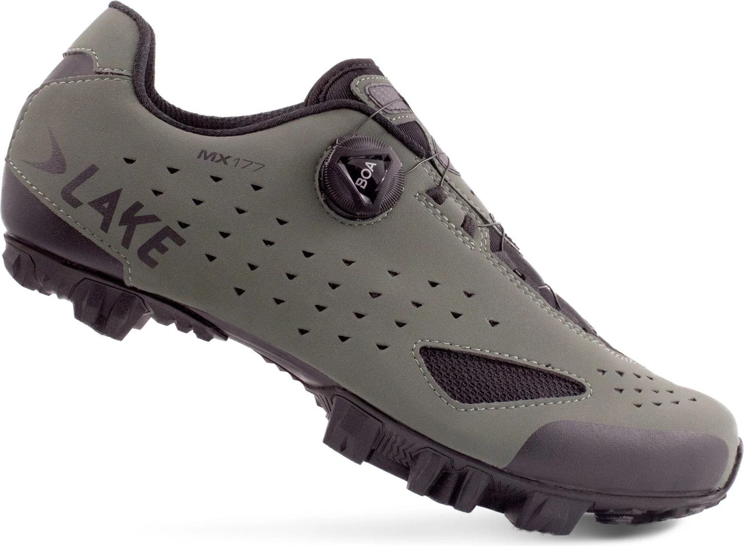 Lake MX177 Khaki Black MTB Shoes Alltricks