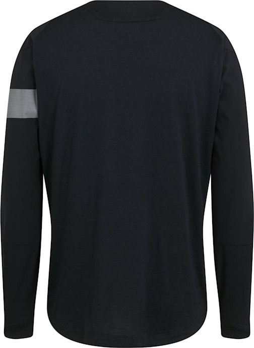 Airtracks - Juego De Camiseta Y Pantalón De Ciclismo Para Invierno Con Pantalón Largo Térmico Y Camiseta De Manga Larga Térmica, Transpirable, Otoño/invierno, Hombre, Color Negro, Tamaño S