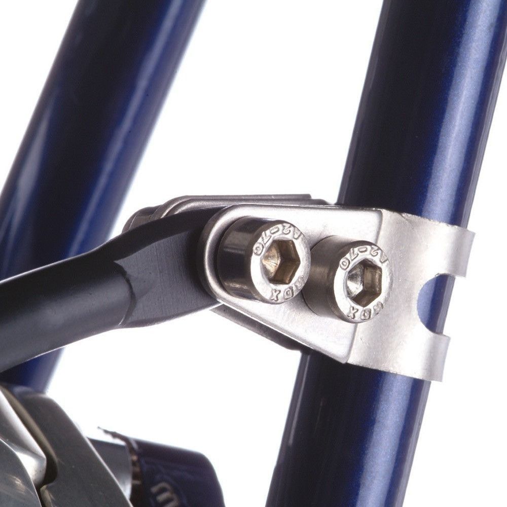 Tubus Clamp Set Rear Carrier Mounting Set for Seatstays Without