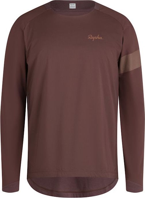 Rapha Trail Windblock Brown long sleeve jersey | Alltricks.com