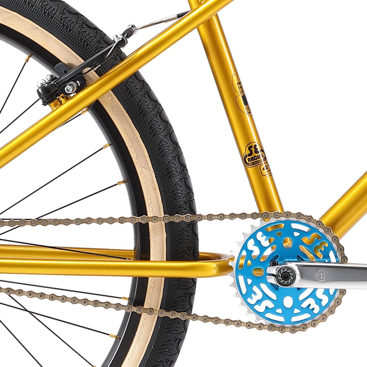 SE Bikes OM Flyer 26 Complete BMX Solid Gold Alltricks