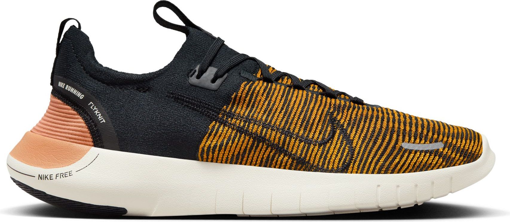 Nike running shoes yellow and black best sale