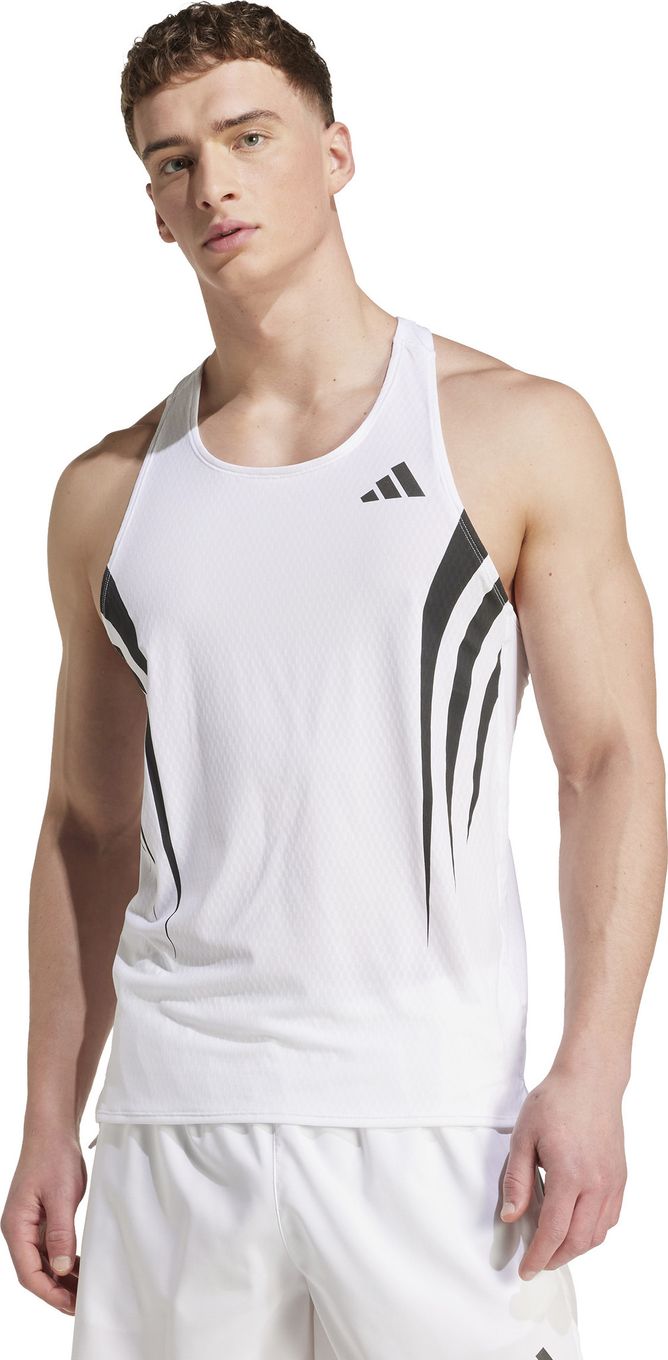 Adidas Performance Adizero Archive Tank Top White Man | Alltricks.com