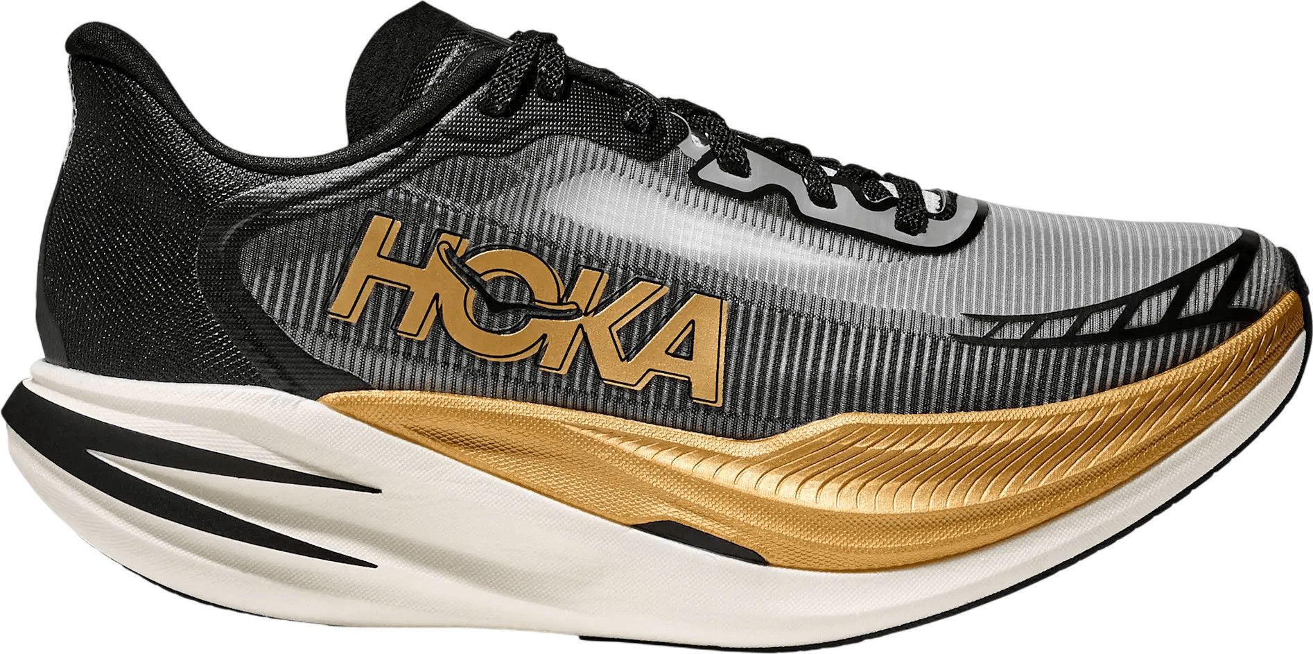 Hoka Cielo X1 2.0 Running Shoes Black/Gold Unisex | Alltricks.com