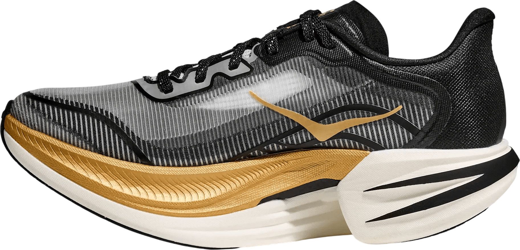 Hoka Cielo X1 2.0 Running Shoes Black/Gold Unisex 