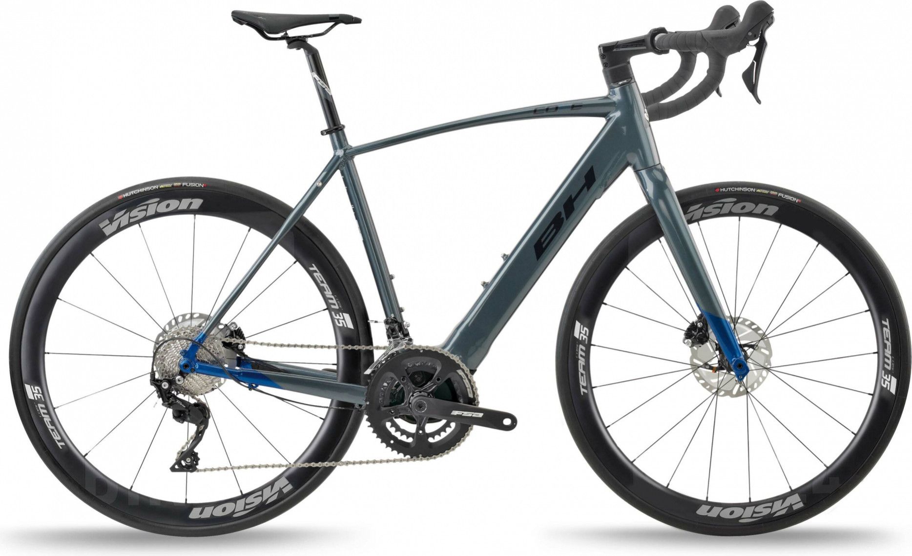 Producto renovado Bicicleta eléctrica de carretera BH Core Race  Shimano 105 11V 540 Wh 2021 Gris Azul