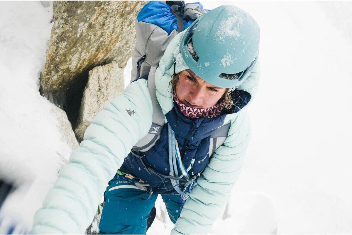Simond piumino da alpinismo donna -12°C Blu