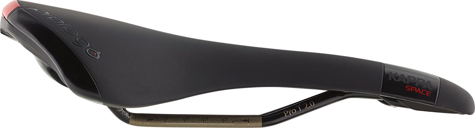 Prologo Kappa Space T2.0 Rail Road MTB Saddle, Black, PR2025