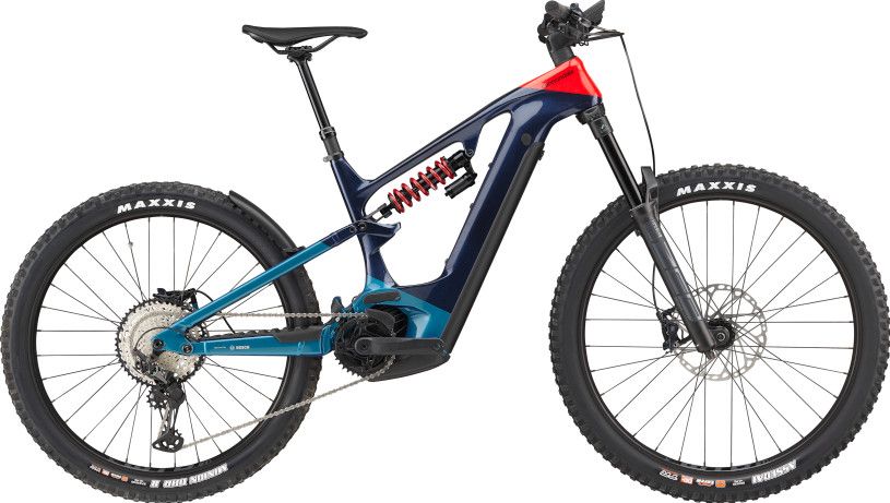 Cannondale Moterra Neo Carbon LT Full-Suspension Electric MTB Shimano  SLX/XT 12V 750 Wh MX Blue Orange