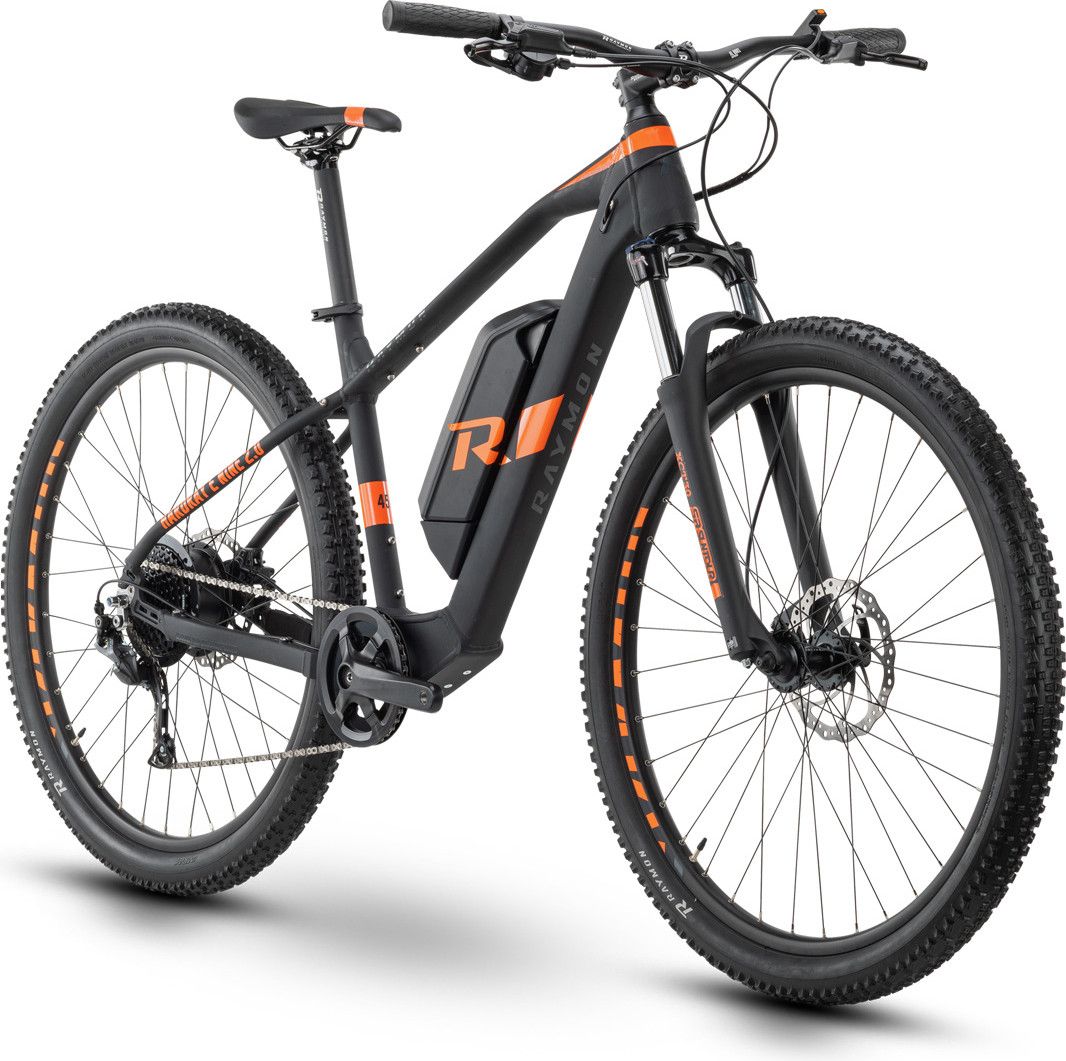 Raymon HardRay E Nine 2.0 Electric Hardtail MTB Shimano Altus 9S 400 Wh 27.5 Black Orange 2021 Alltricks