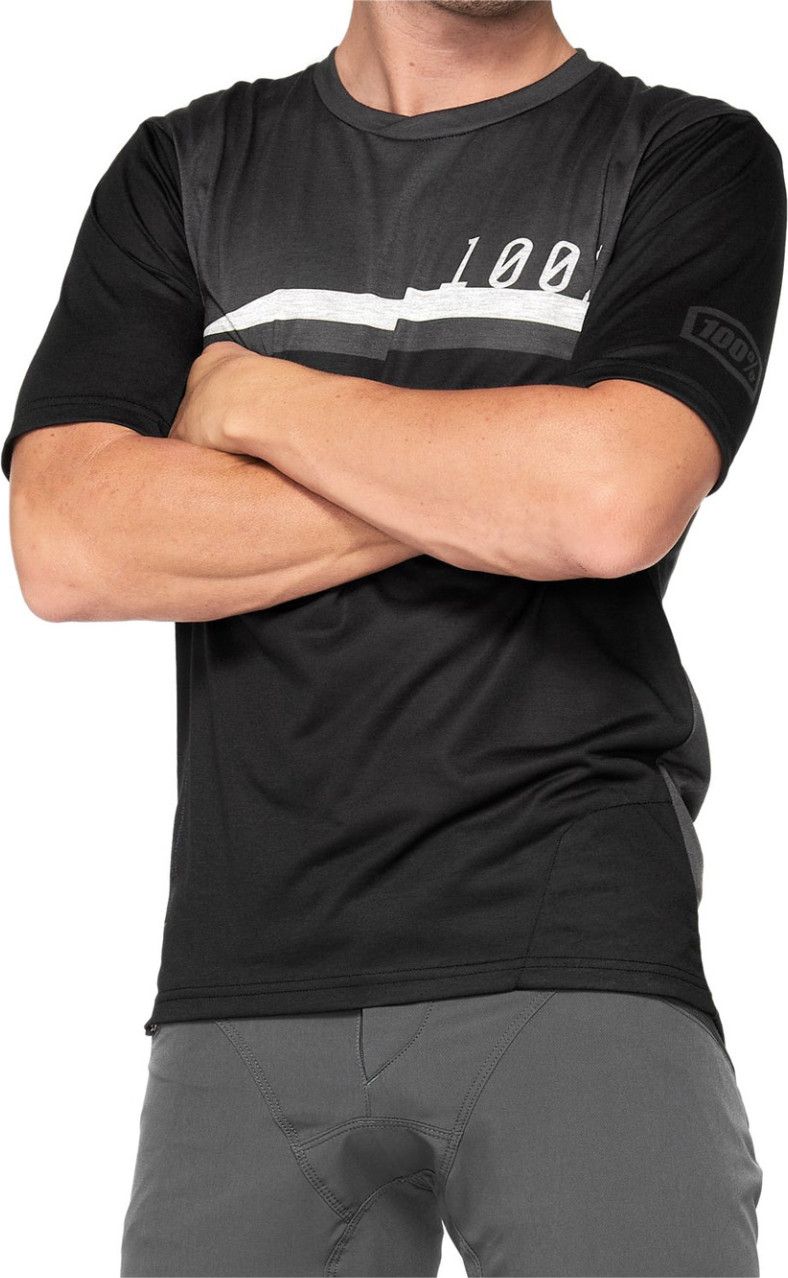 T-shirt Technique Homme Airmatic (lot De 1) - Jersey Chiné - Logo Réfléchissant - Coupe Longue - Lingette Interne