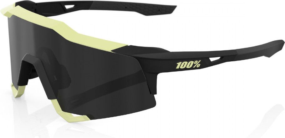 100% Speedcraft Soft Tact Glow Black Mirror Lens