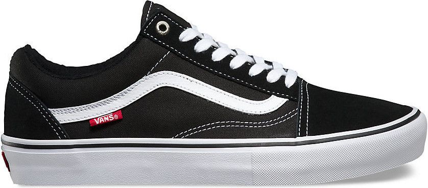 Vans Old Skool Pro Schuhe Schwarz WeiB Alltricks