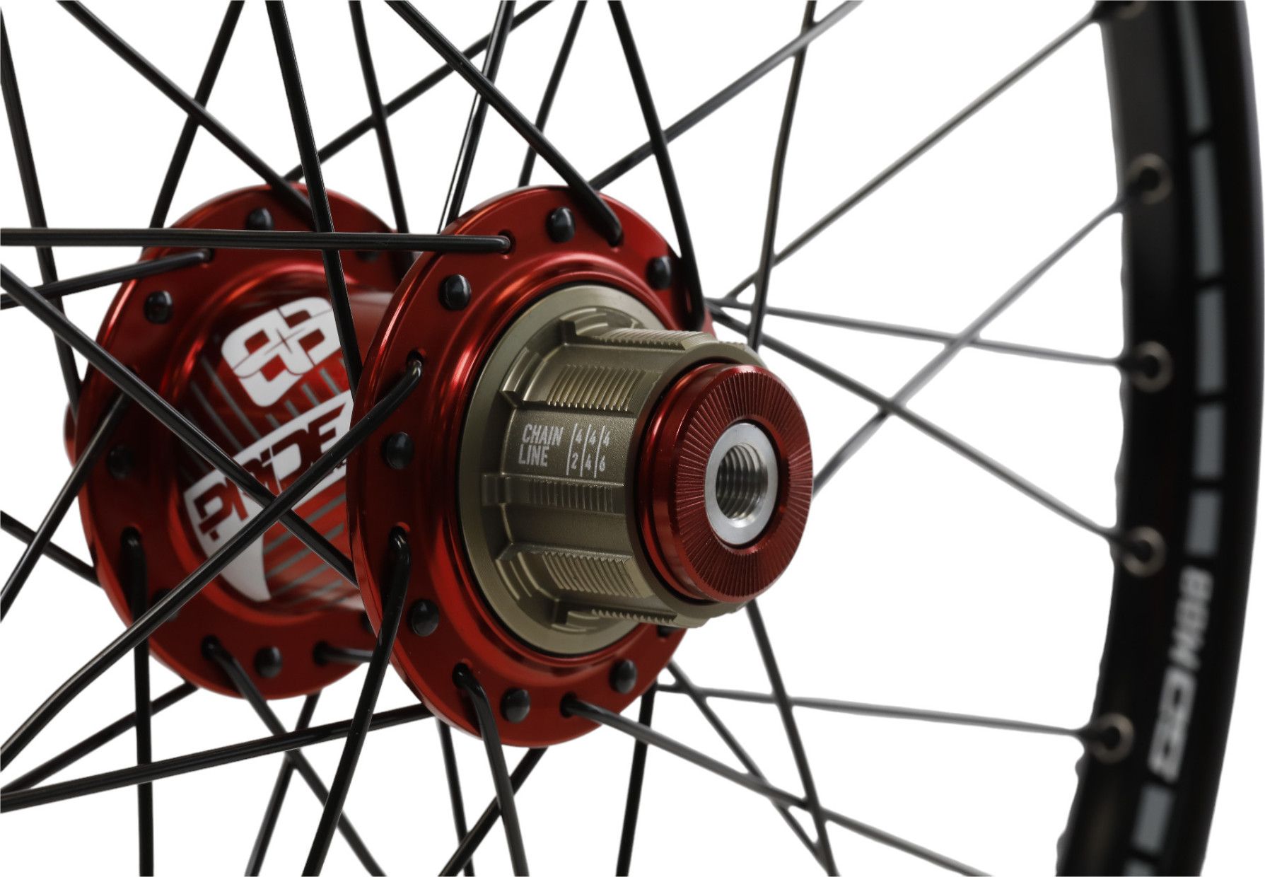 Pair of Pride Control SD M08 20'' (406) Aluminium Disc Wheels 28H