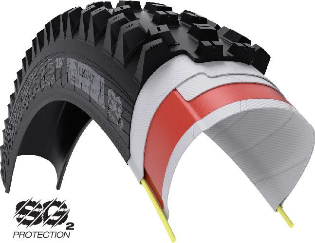 WTB Pneumatico macro - 29 x 2,4, TCS Tubeless, pieghevole, nero, a rotolamento leggero/veloce, TriTec, SG